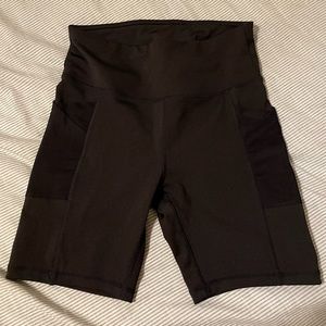Black bike shorts